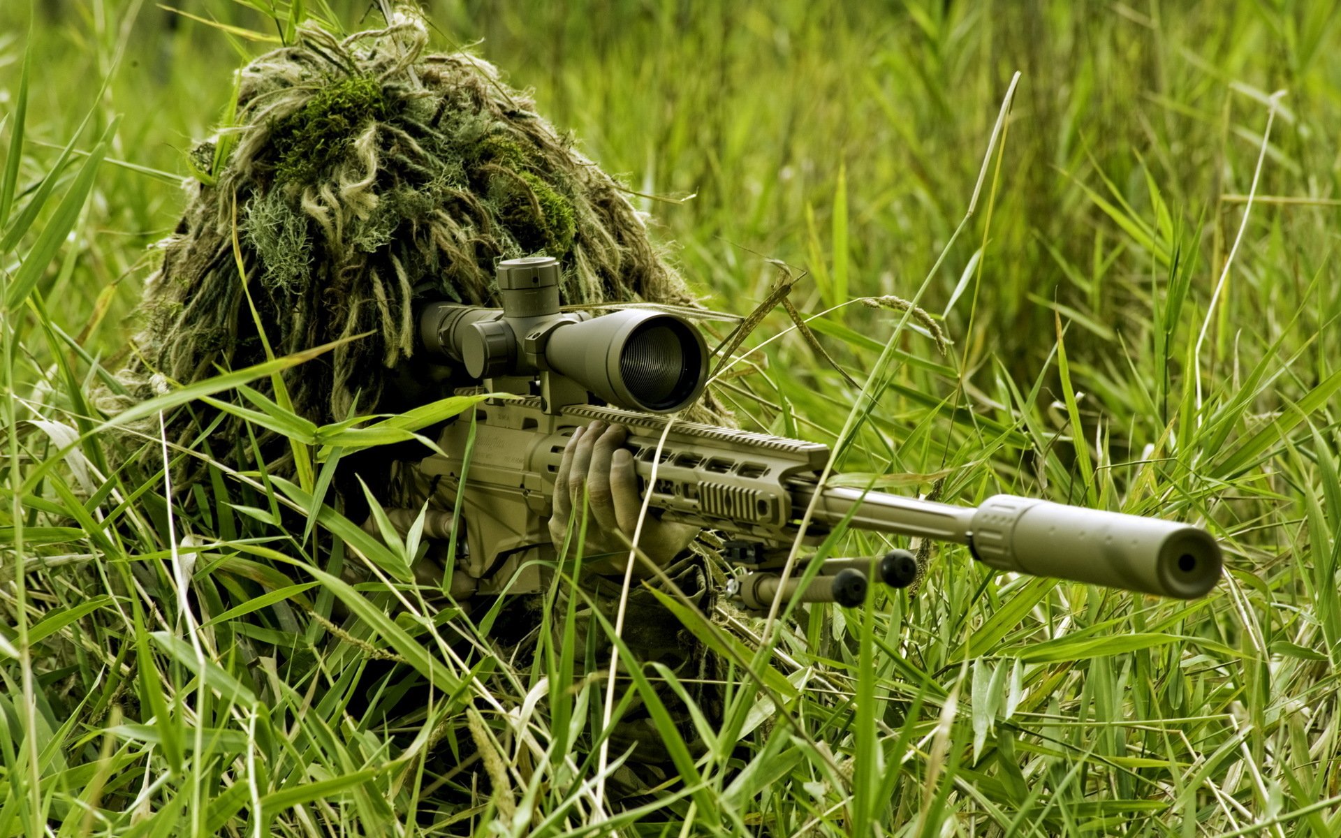 Sniper at work HD Wallpaper | Background Image | 1920x1200