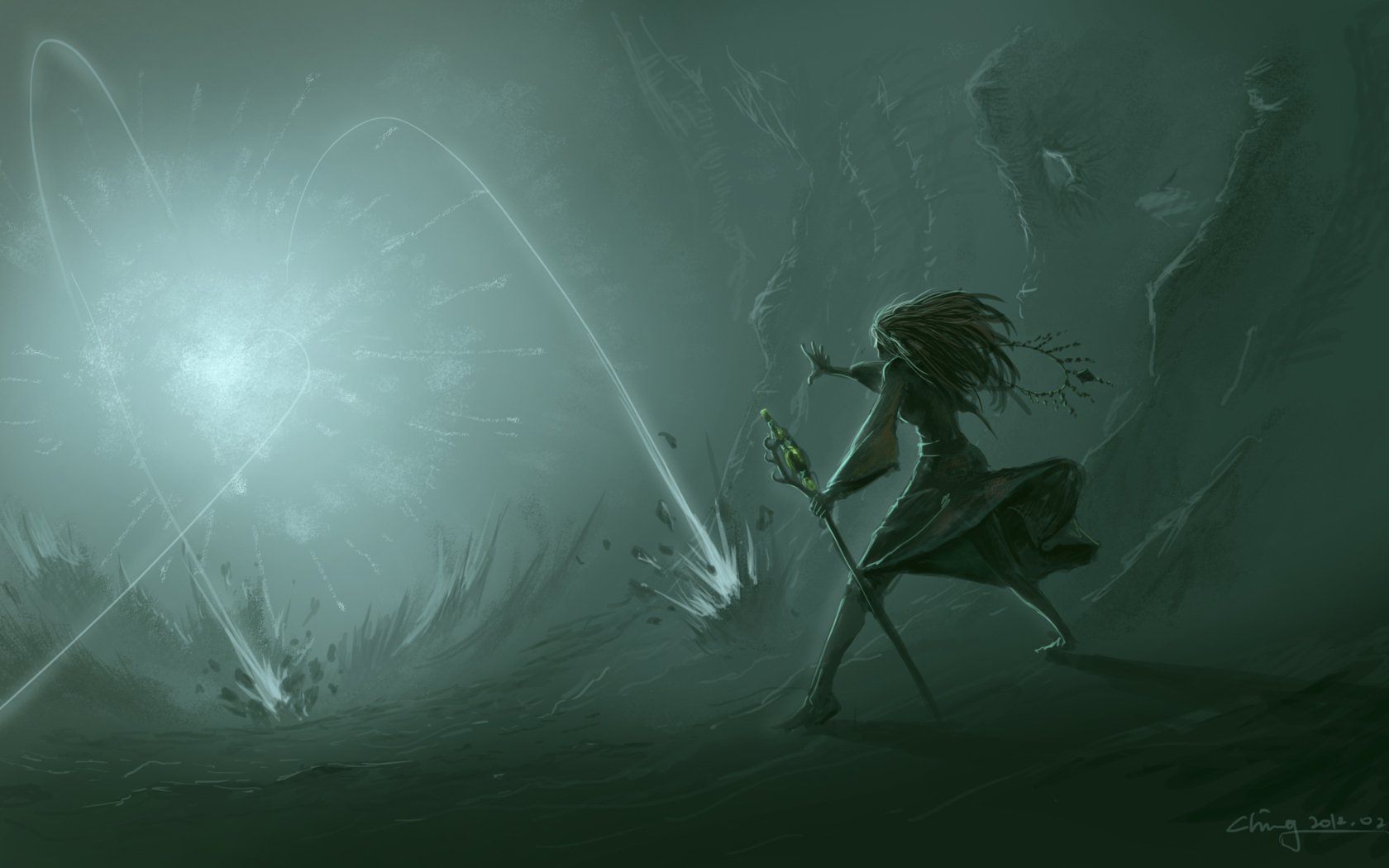 Download Fantasy Sorcerer Wallpaper