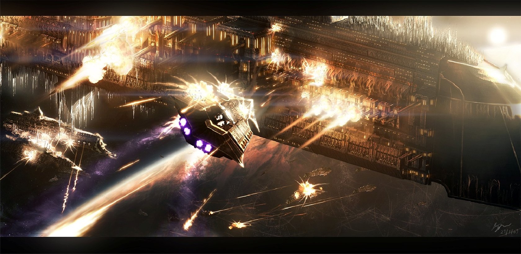 Download Sci Fi Battle Wallpaper