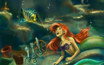 30 Flounder The Little Mermaid Hd Wallpapers Background Images