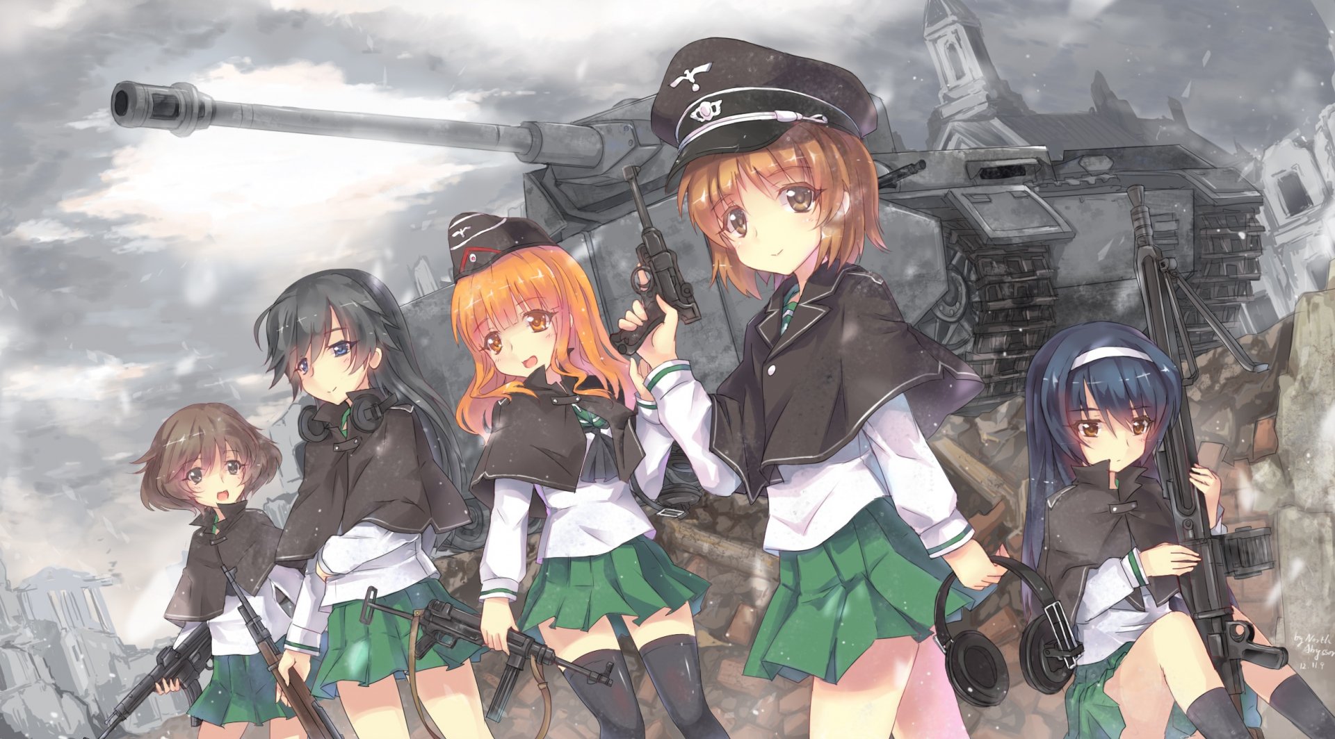 449 Girls Und Panzer Hd Wallpapers Background Images Wallpaper Abyss