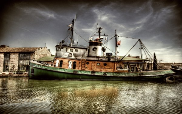 Vehicles Ship Tugboat HD Wallpaper | Background Image