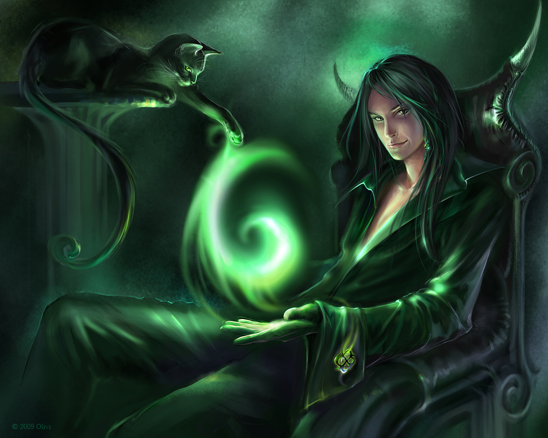 Fantasy Sorcerer HD Wallpaper | Background Image