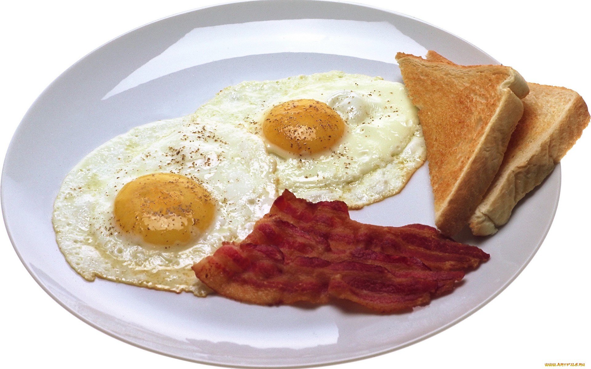 Download Bacon Toast Egg Food Breakfast HD Wallpaper