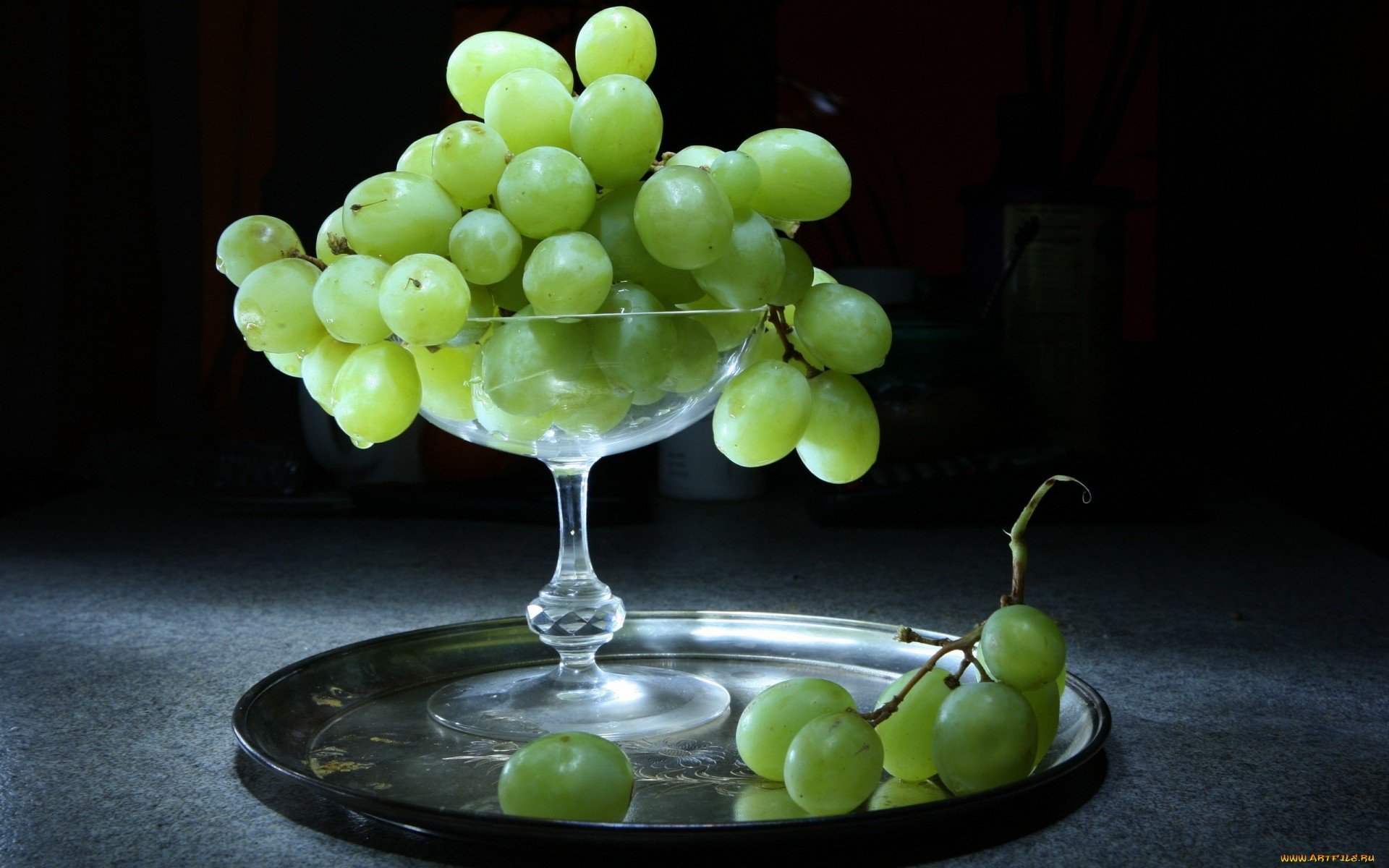 Download Food Grapes HD Wallpaper