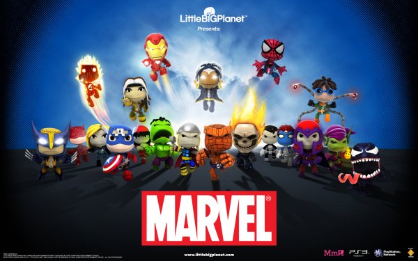 Video Game LittleBigPlanet Cartoon Marvel Comics Game HD Wallpaper | Background Image