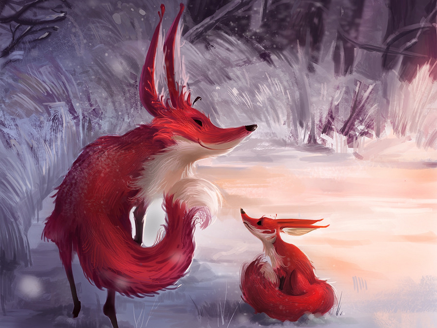 Fantasy Fox HD Wallpaper | Background Image