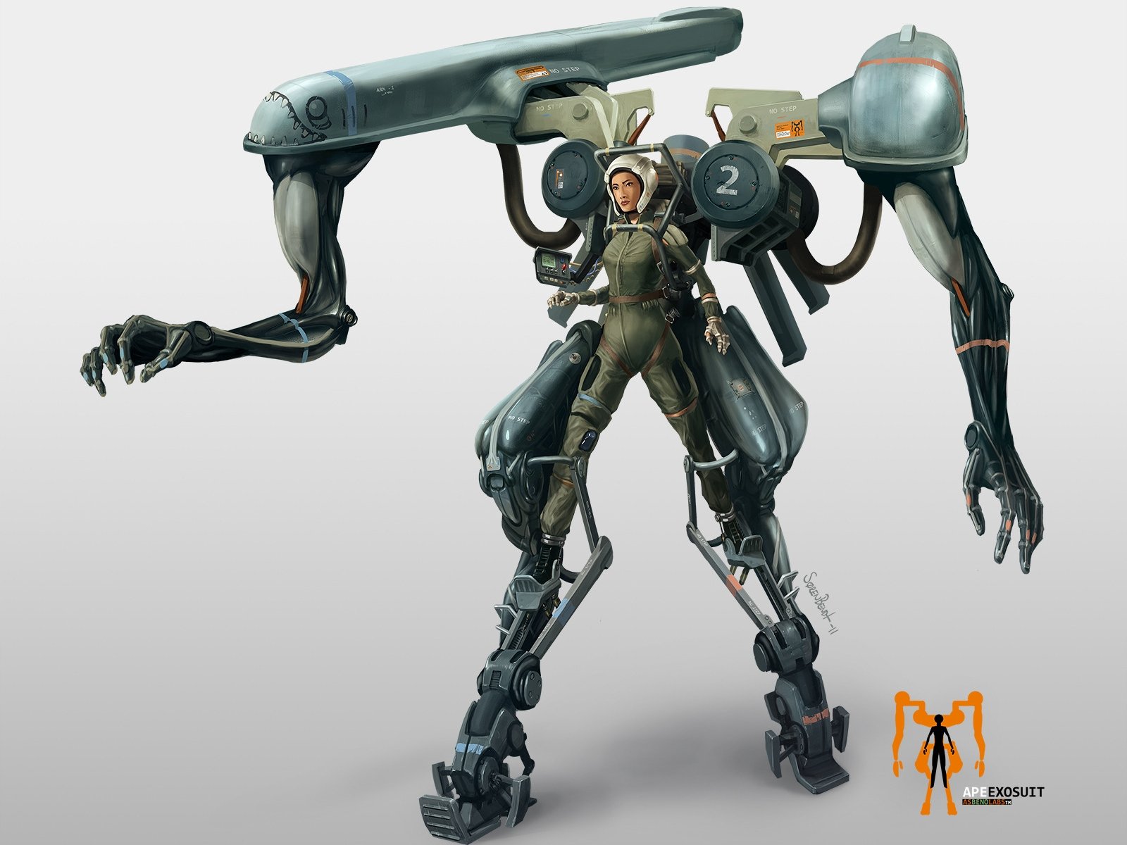 Download Sci Fi Robot Wallpaper