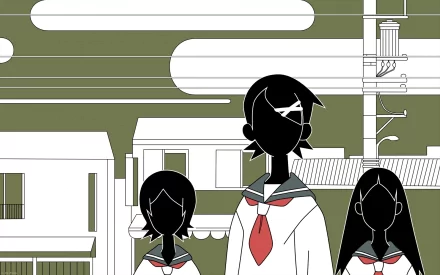 Nami Hitou Chiri Kitsu Kafuka Fuura Anime Sayonara Zetsubou-Sensei HD Desktop Wallpaper | Background Image