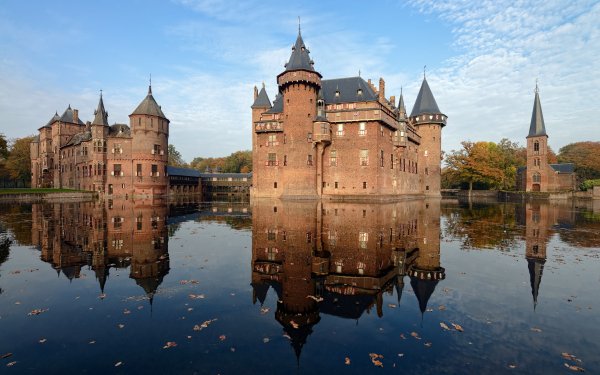 Man Made Castle De Haar Castles Netherlands HD Wallpaper | Background Image