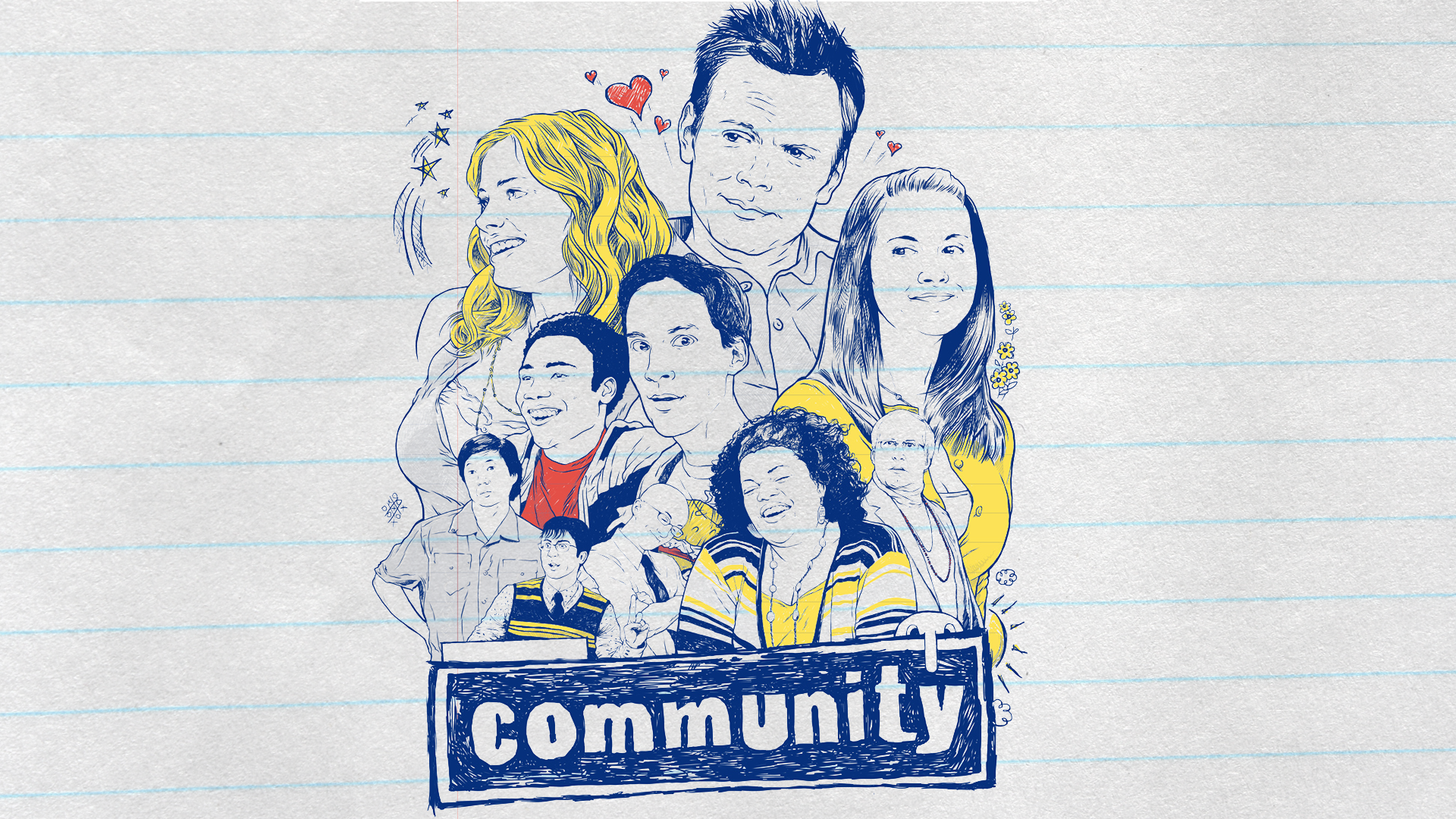 TV Show Community HD Wallpaper | Background Image