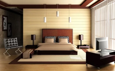 bedroom man made room HD Desktop Wallpaper | Background Image