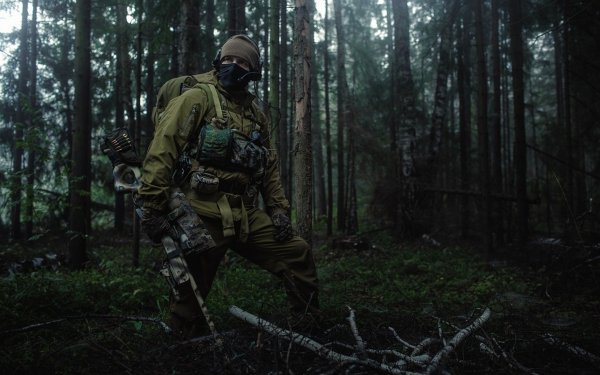 Military Soldier Spetsnaz Russian special force Forest HD Wallpaper | Background Image