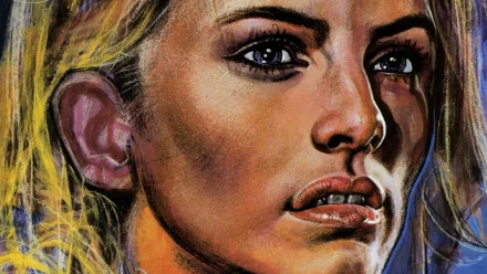 HD PC desktop wallpaper featuring a detailed comic-style close-up of a preacher's face with expressive eyes and bold colors.