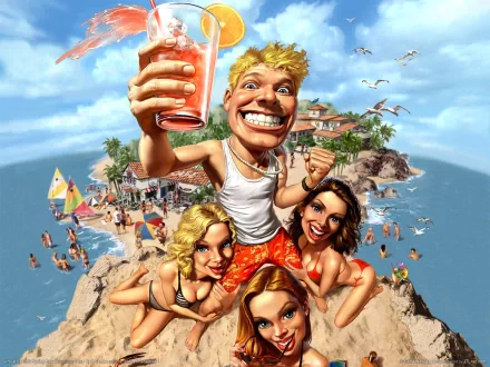 video game virtual resort HD Desktop Wallpaper | Background Image
