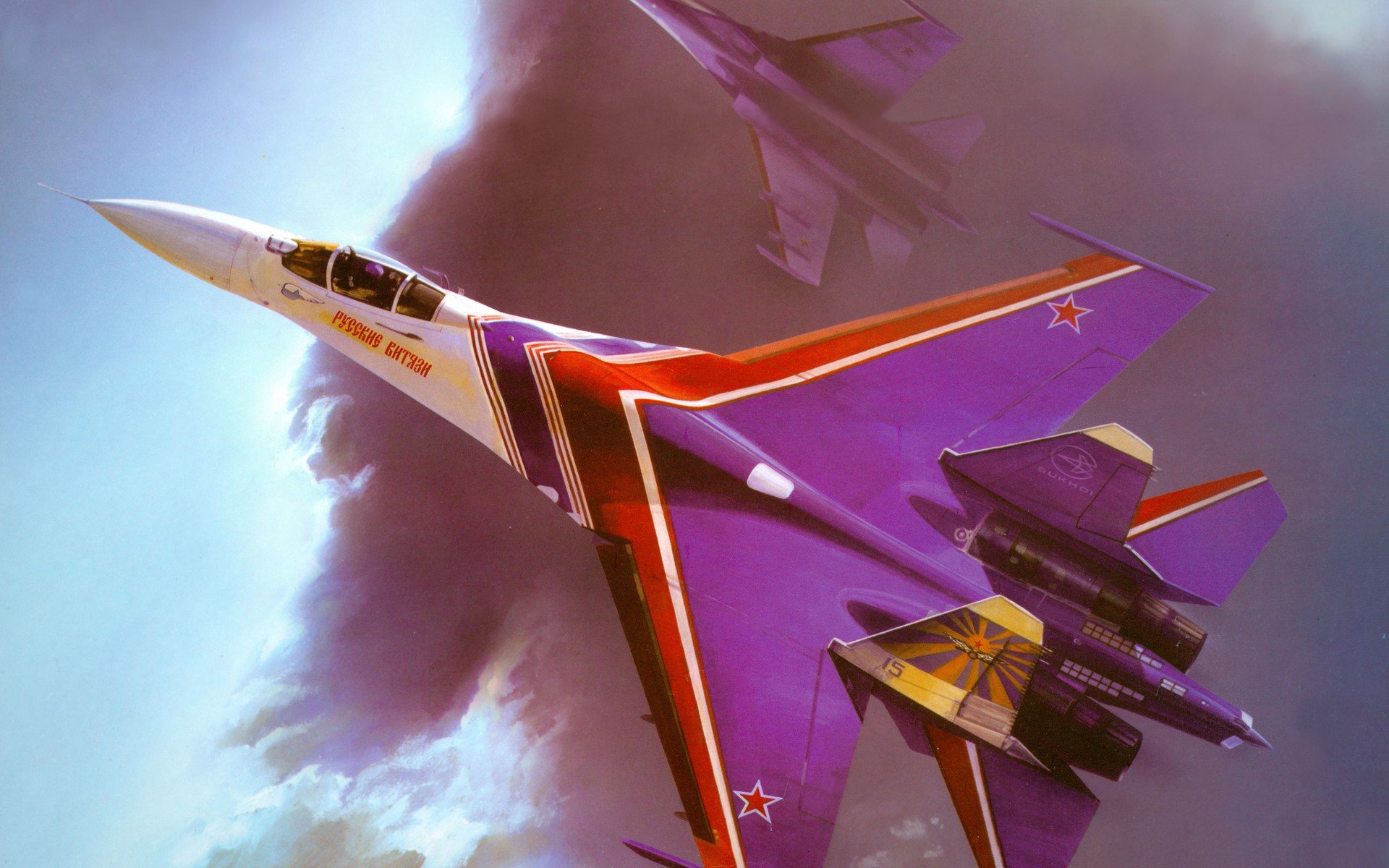 Download Military Aircraft Sukhoi Su-27 HD Wallpaper