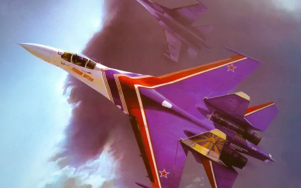 military aircraft Sukhoi Su-27 HD Desktop Wallpaper | Background Image