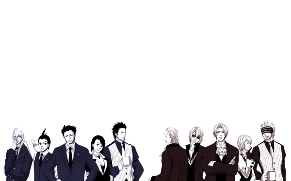 video game Phoenix Wright: Ace Attorney Anime characters suits HD Desktop Wallpaper | Background Image