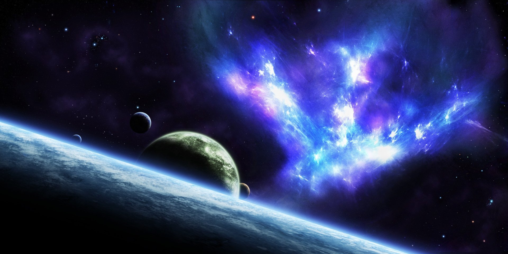 Download Sci Fi Planet HD Wallpaper