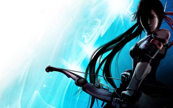 video game Star Ocean: The Last Hope archer woman warrior fantasy HD Desktop Wallpaper | Background Image