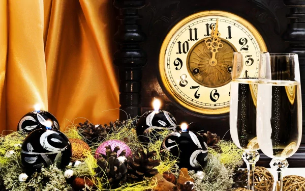 holiday New Year HD Desktop Wallpaper | Background Image