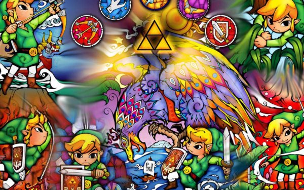 Jeux Vidéo The Legend of Zelda: The Wind Waker Zelda Link Fond d'écran HD | Image