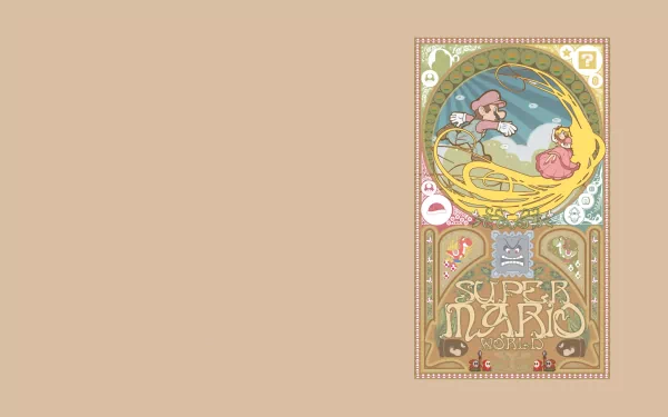 video game Super Mario World Super Mario illustration retro HD Desktop Wallpaper | Background Image