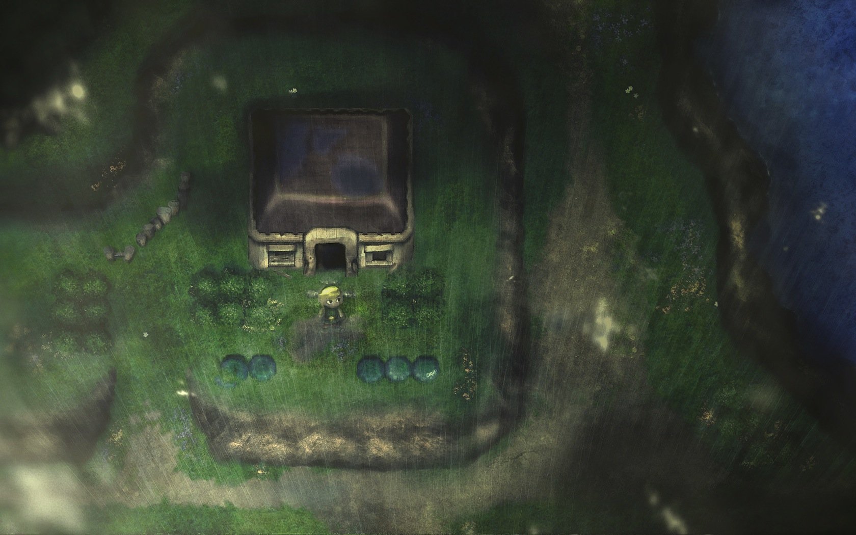 Download Video Game The Legend Of Zelda: A Link To The Past Game Environment Fantasy Landscape House Wallpaper