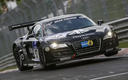 video game Gran Turismo 5 race car Audi R8 motorsport HD Desktop Wallpaper | Background Image
