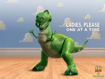Rex (Toy Story) movie Toy Story 3 Toy Dinosaur Tyrannosaurus Rex HD Desktop Wallpaper | Background Image