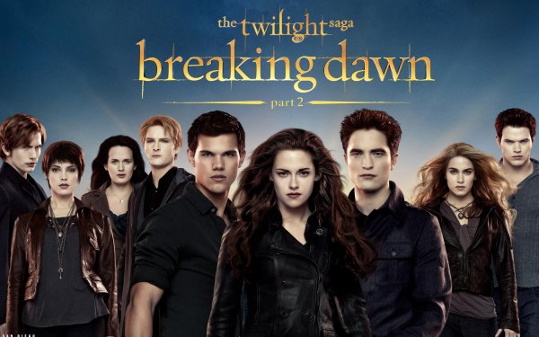 Movie The Twilight Saga: Breaking Dawn - Part 2 Kristen Stewart Bella Swan Robert Pattinson Edward Cullen Taylor Lautner Jacob Black HD Wallpaper | Background Image