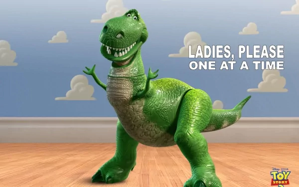 Rex (Toy Story) movie Toy Story 3 Toy Dinosaur Tyrannosaurus Rex HD Desktop Wallpaper | Background Image
