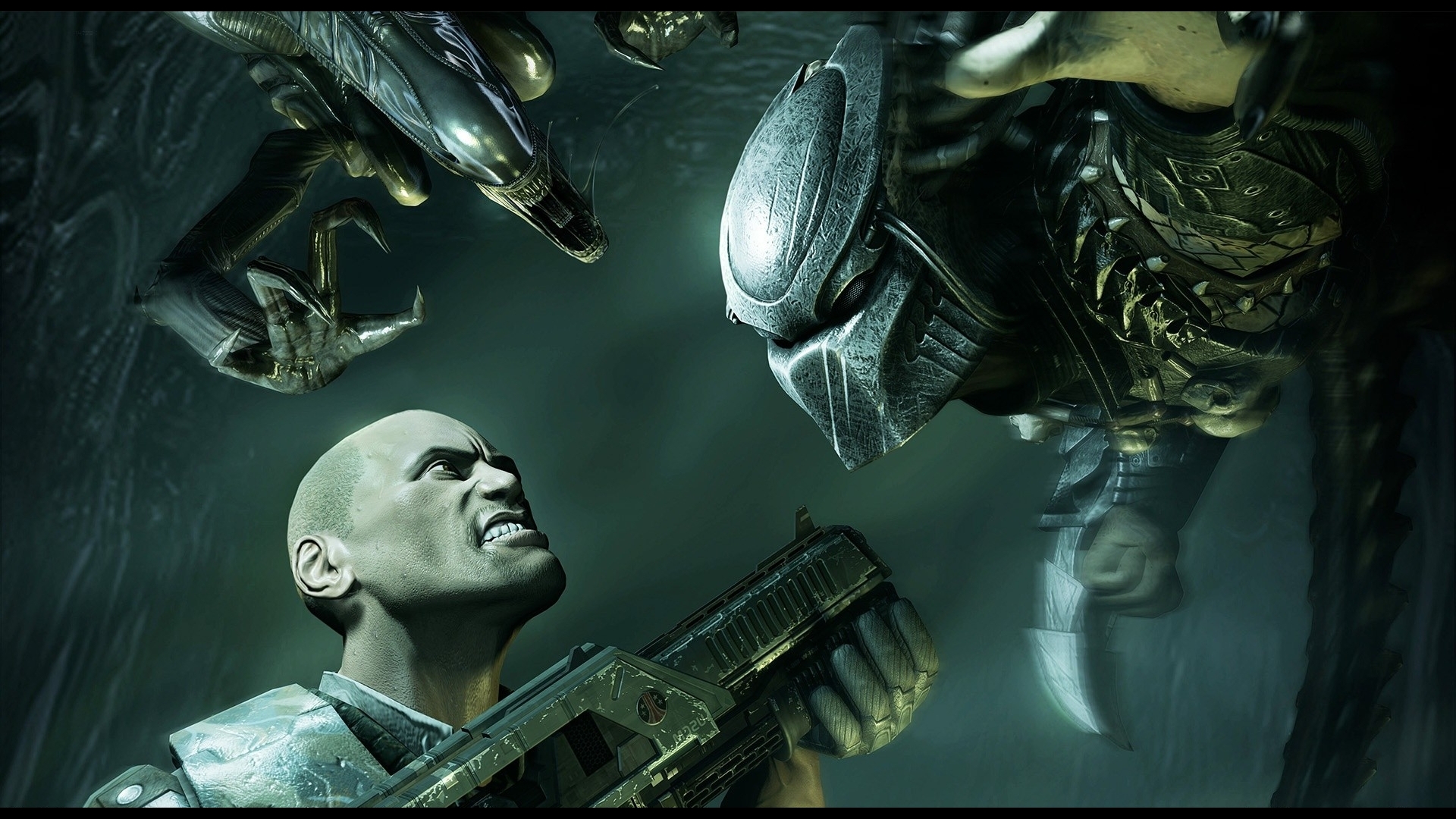 alien vs predator game wallpaper