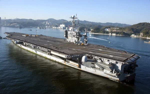 aircraft carrier warship military USS George Washington (CVN-73) HD Desktop Wallpaper | Background Image