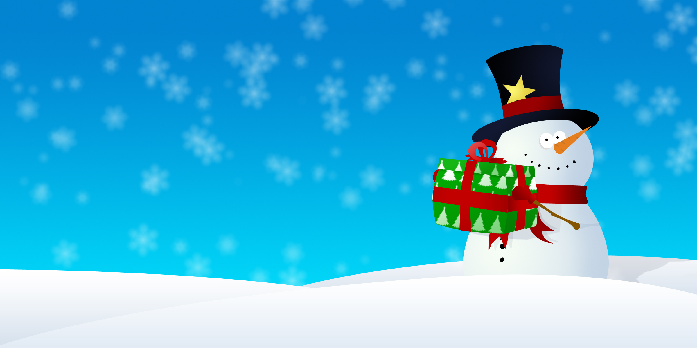 Artistic Snowman HD Wallpaper | Background Image