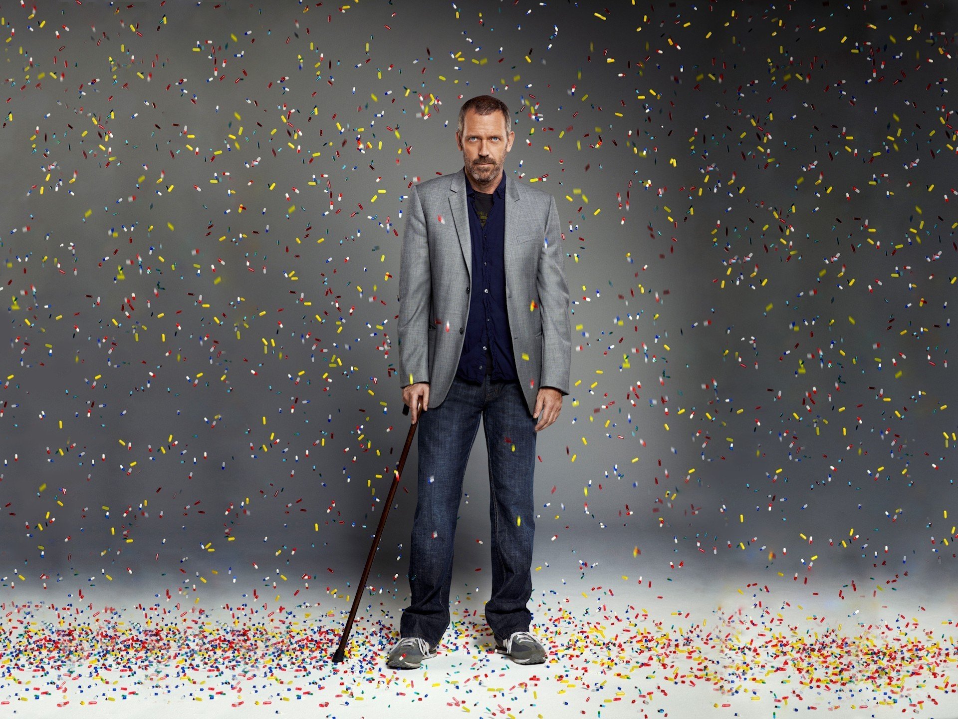 Download Celebrity Hugh Laurie HD Wallpaper