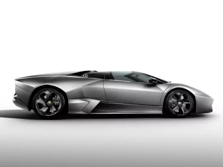 HD desktop wallpaper featuring a sleek Lamborghini Reventón against a plain background.