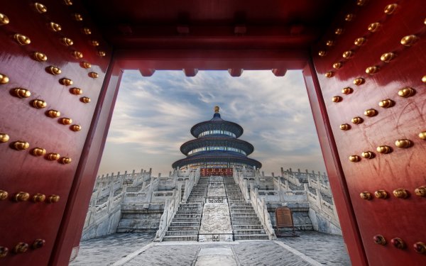 Religious Temple Of Heaven Temples China Beijing Temple HD Wallpaper | Background Image