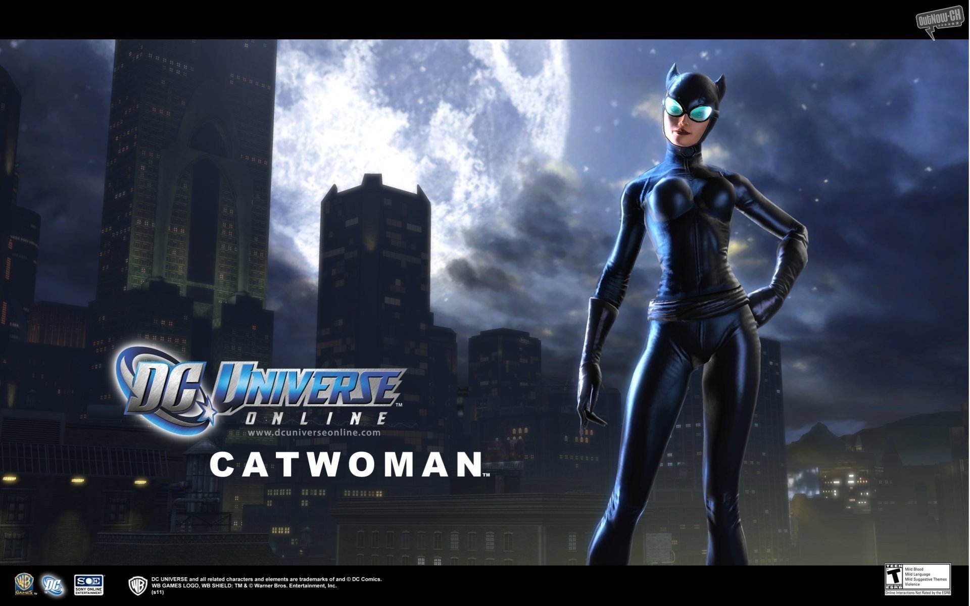 Download Catwoman Video Game DC Universe Online HD Wallpaper