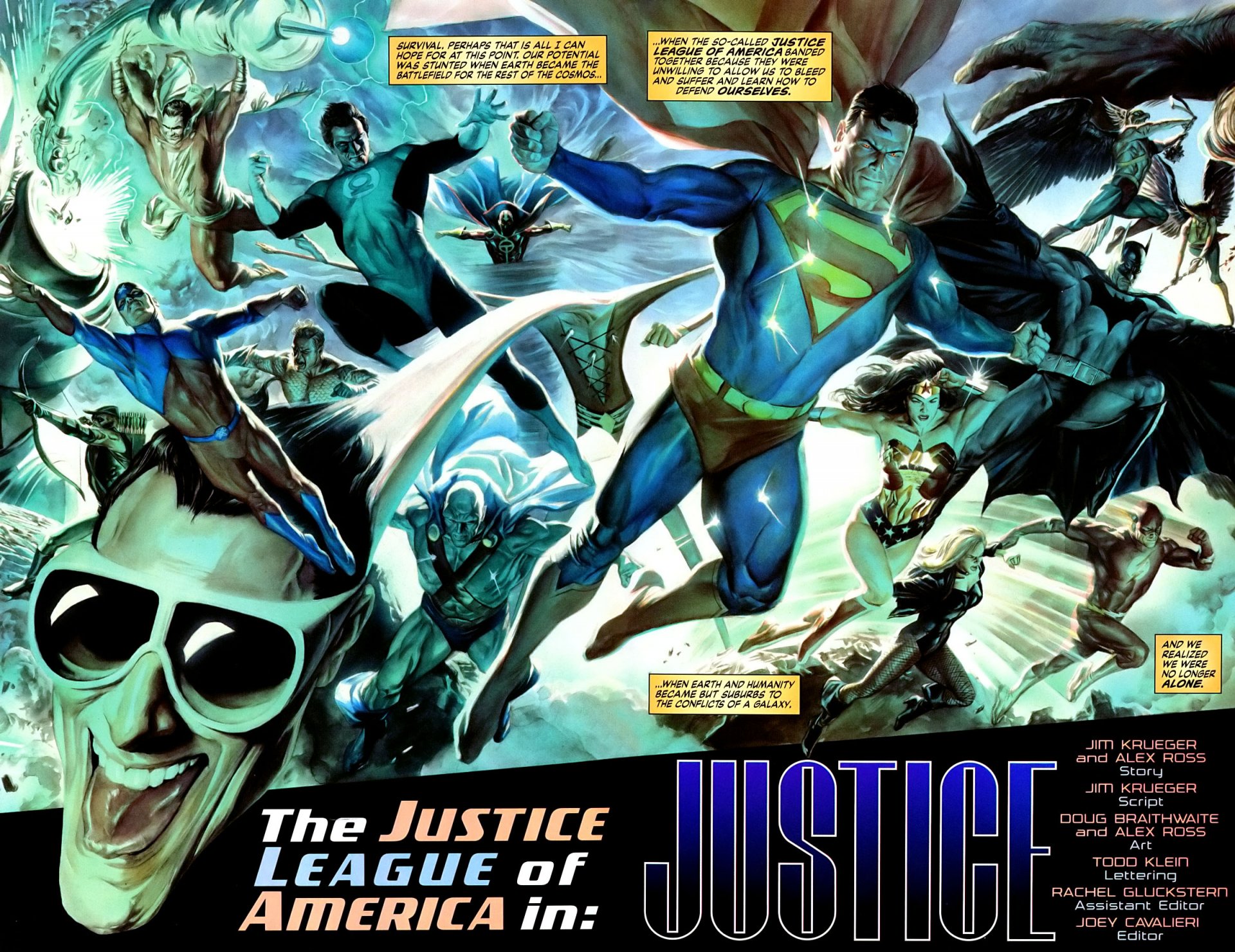 Download Comic Justice League  HD Wallpaper by Alex Ross