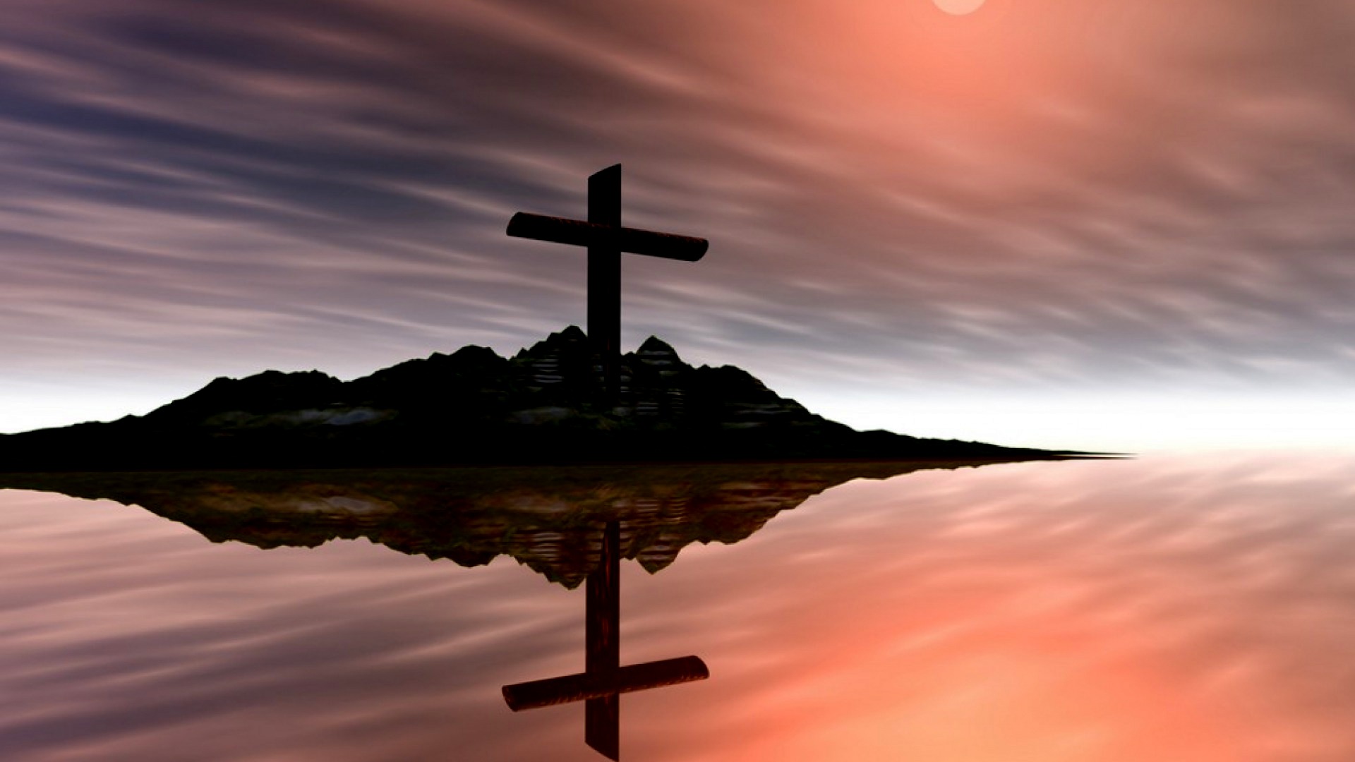 Download Jesus Christ Burning Cross Wallpaper | Wallpapers.com