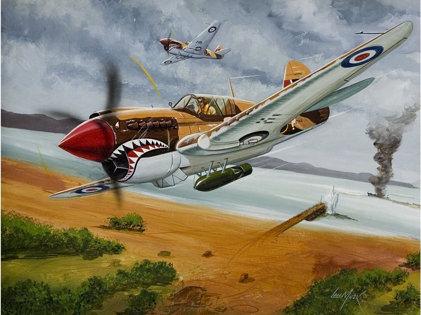 Curtiss P-40 Warhawk HD Wallpapers and Backgrounds.