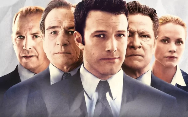 Maria Bello Kevin Costner Chris Cooper Tommy Lee Jones Ben Affleck movie The Company Men HD Desktop Wallpaper | Background Image