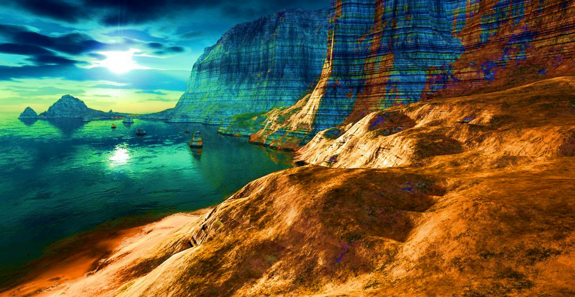 Earth Canyon HD Wallpaper | Background Image