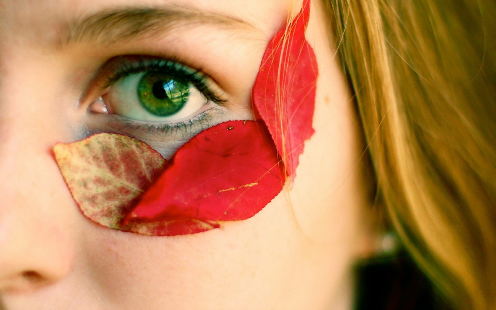 Download Woman Eye Wallpaper | 1680x1050 | Wallpaper Abyss