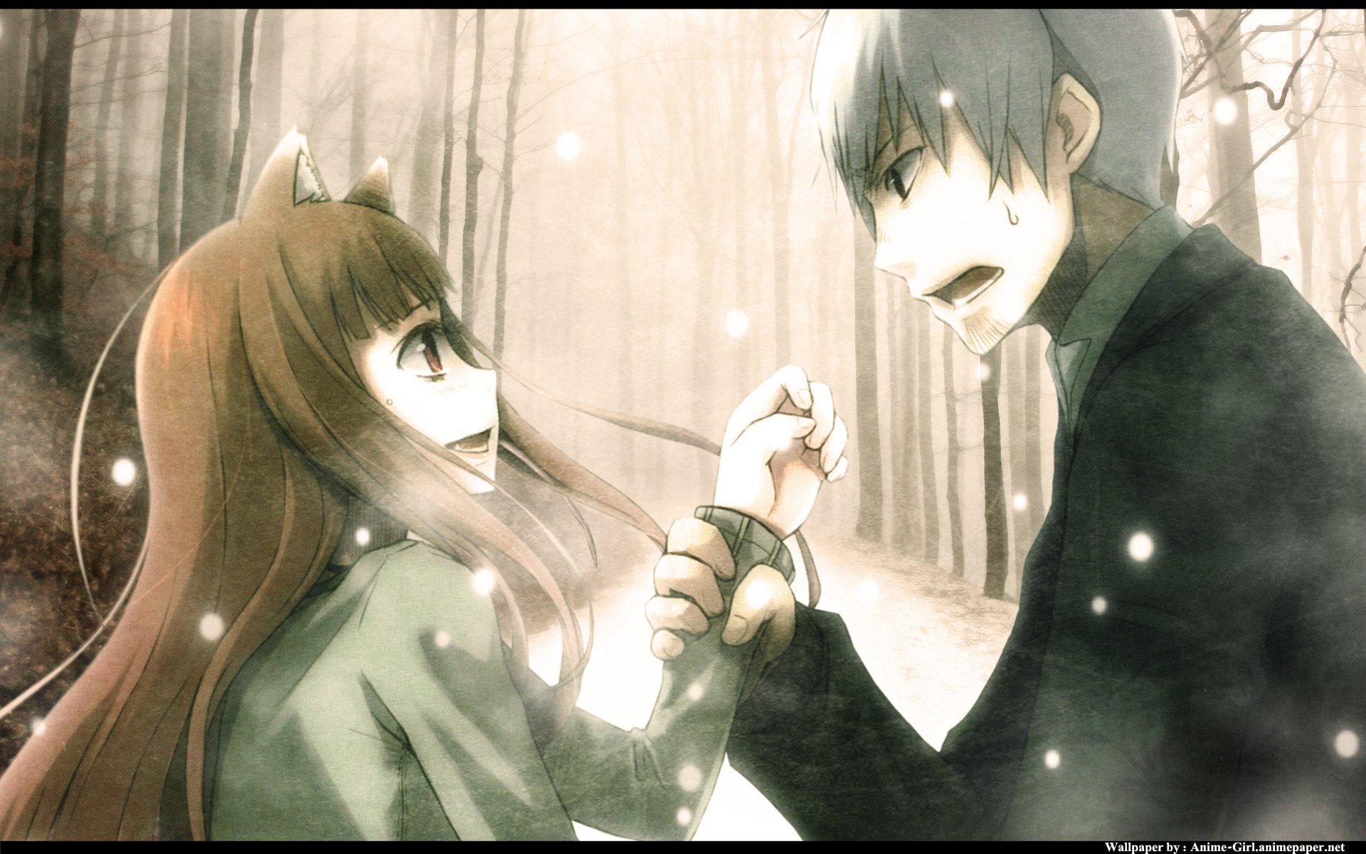 Download Holo (Spice & Wolf) Kraft Lawrence Anime Spice And Wolf HD Wallpaper