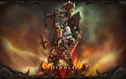 Barbarian (Diablo III) video game Diablo III HD Desktop Wallpaper | Background Image