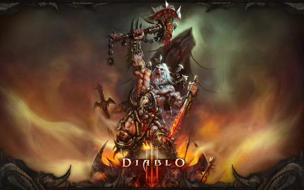 Barbarian (Diablo III) video game Diablo III HD Desktop Wallpaper | Background Image