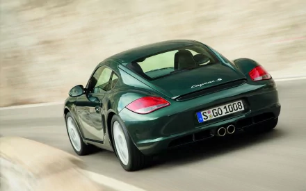 green car car Porsche Porsche Cayman vehicle Porsche Cayman S HD Desktop Wallpaper | Background Image