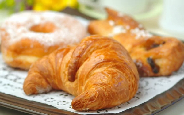 croissant food breakfast HD Desktop Wallpaper | Background Image